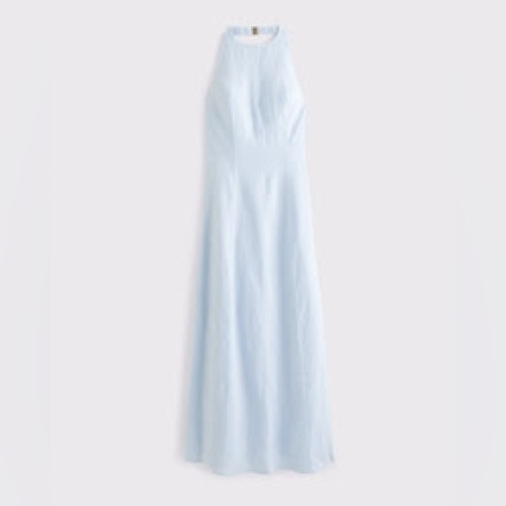 Abercrombie & Fitch Light Blue Backless Dress